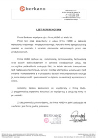Referencje - Berkano